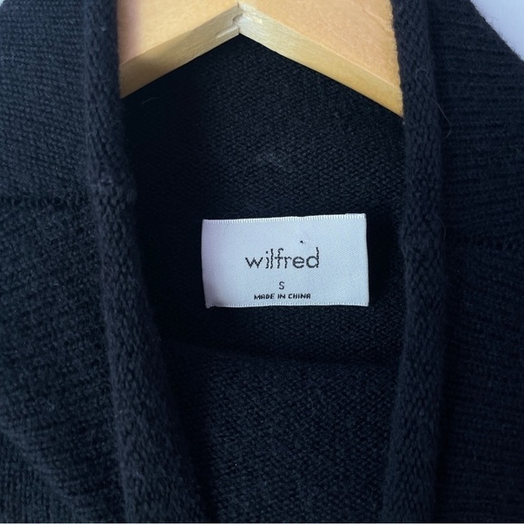 Aritzia Wilfred Cyprie Sweater with Merino Wool in Black Small - Picture 9 of 11